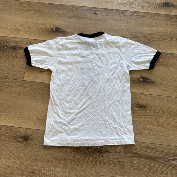 Chicago Bears Shirt Mens S Ringer 80s Hanes NFL Caricature Vintage Walter Payton - Picture 2 of 9